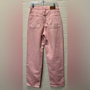 Madewell Autumn Pink Baggy Straight Leg Jeans Size 26